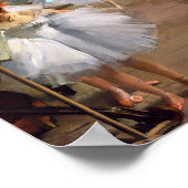 De dansklasse van Edgar Degas Poster (Hoek)