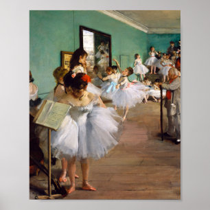 De dansklasse van Edgar Degas Poster