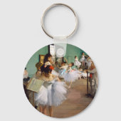 De dansklasse van Edgar Degas Sleutelhanger (Voorkant)