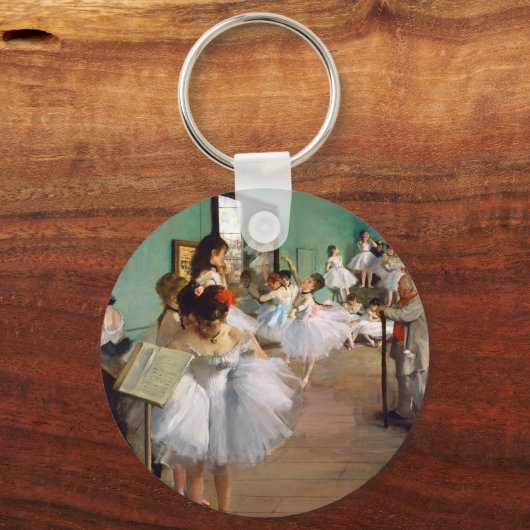 De dansklasse van Edgar Degas Sleutelhanger (Voorkant)