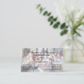 De dansklasse van Edgar Degas Visitekaartje (Staand voorkant)