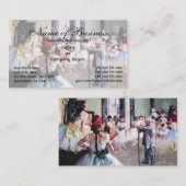 De dansklasse van Edgar Degas Visitekaartje (Voorkant / Achterkant)