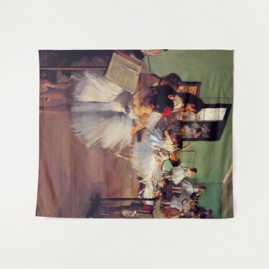 De dansklasse van Edgar Degas Wandkleed (Voorkant (horizontaal))