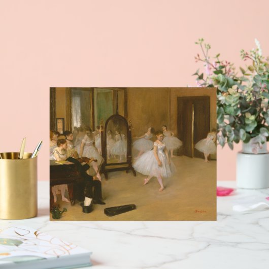 De dansles (1870) Edgar Degas Acryl Bord (Huwelijk)
