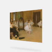 De dansles (1870) Edgar Degas Acryl Bord (Hoek)