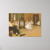 De dansles (1870) Edgar Degas Canvas Afdruk (Voorkant)