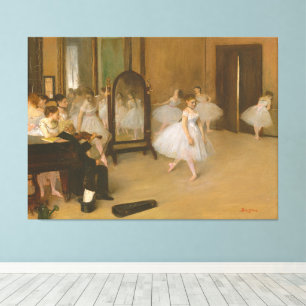De dansles (1870) Edgar Degas Canvas Afdruk