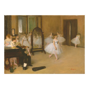 De dansles (1870) Edgar Degas Foto Afdruk