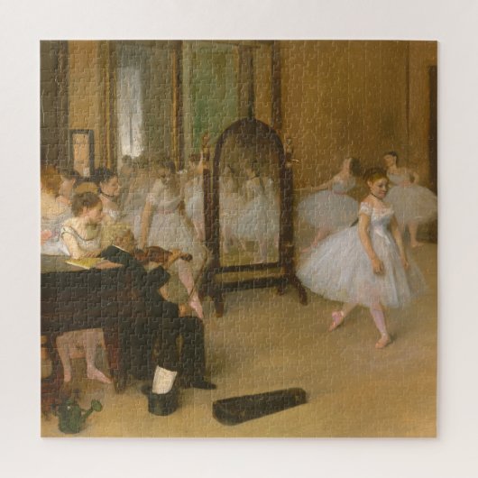 De dansles (1870) Edgar Degas Legpuzzel (Verticaal)