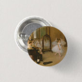 De dansles (1870) Edgar Degas Ronde Button 3,2 Cm (Voorkant /achterkant)
