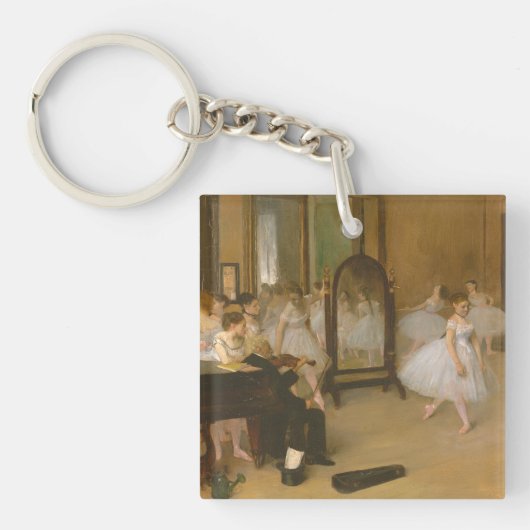 De dansles (1870) Edgar Degas Sleutelhanger (voorkant)
