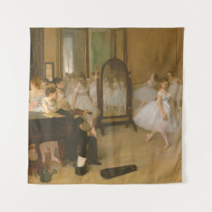 De dansles (1870) Edgar Degas Wandkleed