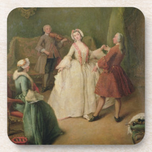 De dansles bier onderzetter