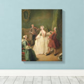 De dansles canvas afdruk (Insitu (Houten vloer))