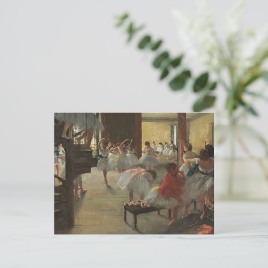 De dansles, Degas Art Briefkaart (Staand voorkant)