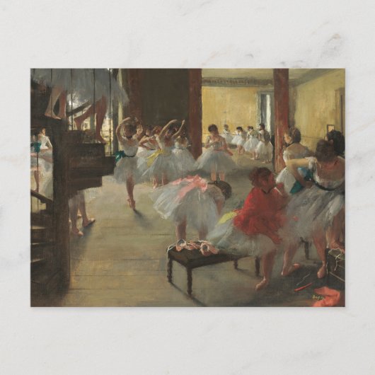 De dansles, Degas Art Briefkaart (Voorkant)