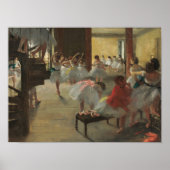 De dansles, Degas Art Poster (Voorkant)