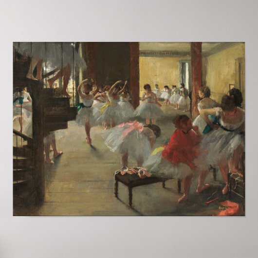 De dansles, Degas Art Poster (Voorkant)