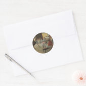 De dansles, Degas Art Ronde Sticker (Envelop)