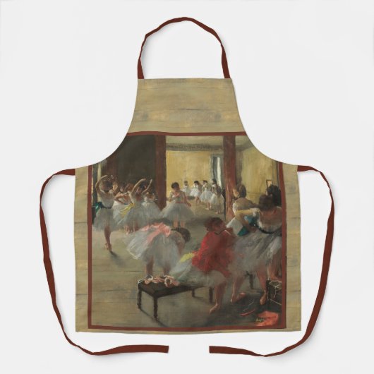 De dansles, Degas Decoupage Art Schort (Voorkant)