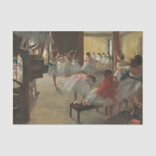 De dansles, Degas Decoupage Art Tissuepapier (Voorkant)