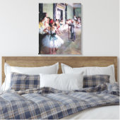 De dansles door Edgar Degas, Vintage balletkunst Canvas Afdruk (Insitu (Slaapkamer))