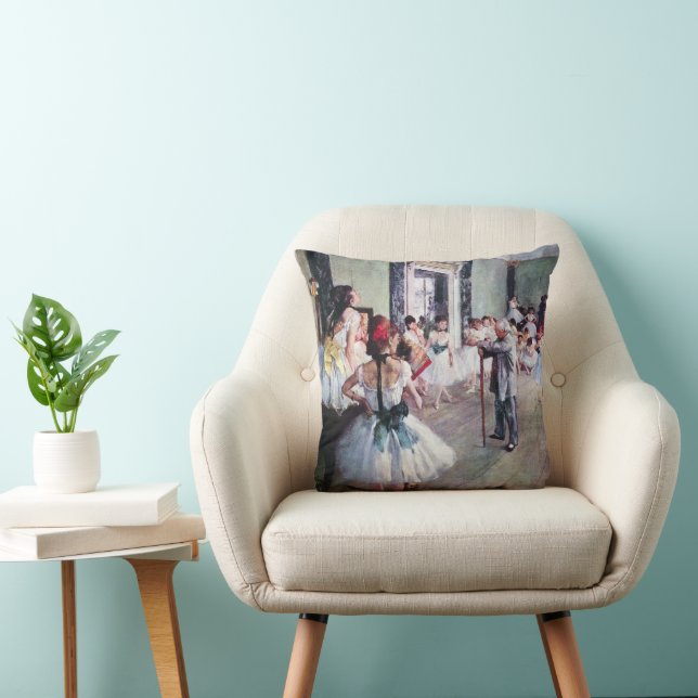 De dansles door Edgar Degas, Vintage balletkunst Kussen (Stoel)