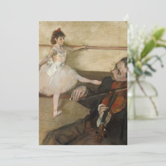 De dansles | Edgar Degas (Staand voorkant)
