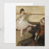 De dansles | Edgar Degas (Voorkant / Achterkant)