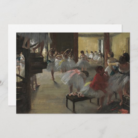 De dansles | Edgar Degas (Voorkant / Achterkant)