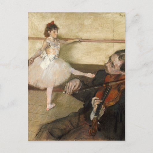 De dansles - Edgar Degas Briefkaart (Voorkant)