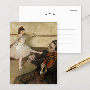 De dansles   Edgar Degas Briefkaart