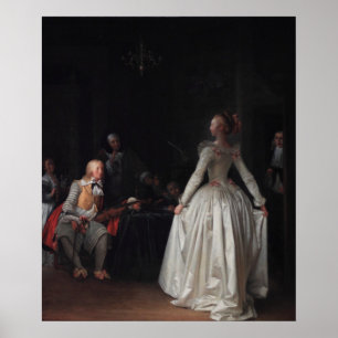 De dansles - Fragonard Rococo Art Poster
