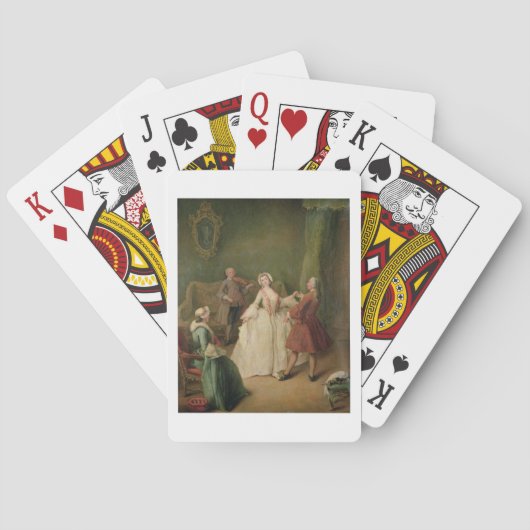 De dansles speelkaarten (Achterkant)