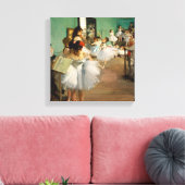 De dansles van Edgar Degas Canvas Afdruk (Insitu (Woonkamer))