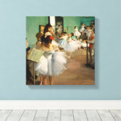 De dansles van Edgar Degas Canvas Afdruk (Insitu (Houten vloer))