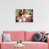 De dansles van Edgar Degas Canvas Afdruk (Insitu (Woonkamer))