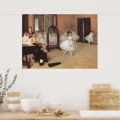 De dansles van Edgar Degas, Vintage Ballet Poster (Keuken)