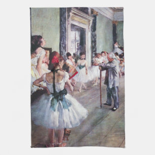 De dansles van Edgar Degas, Vintage balletkunst Theedoek