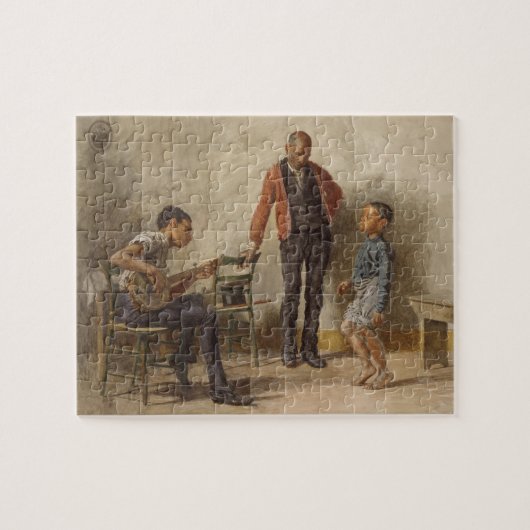 De dansles van Thomas Eakins Legpuzzel (Horizontaal)