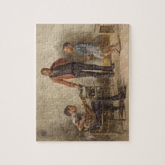 De dansles van Thomas Eakins Legpuzzel (Verticaal)