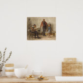 De dansles van Thomas Eakins Poster (Keuken)