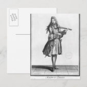 De dansmeester briefkaart (Voorkant / Achterkant)