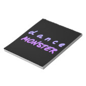De dansmonster notitieblok (Linkerzijde)