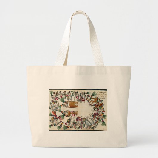 De dansstijl van Aztec Noble Dancers Grote Tote Bag (Voorkant)