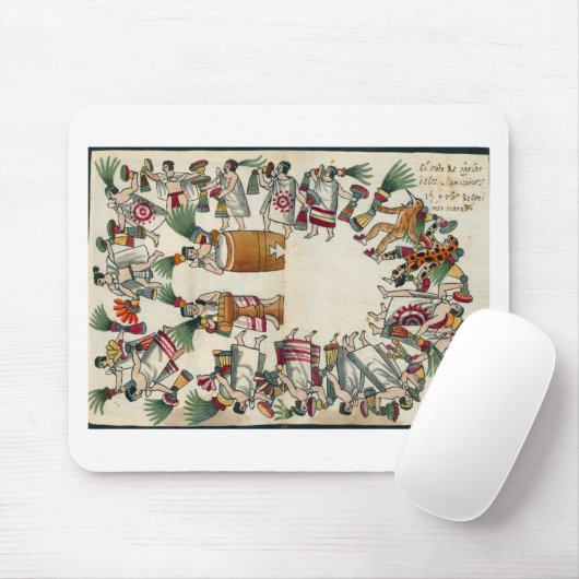 De dansstijl van Aztec Noble Dancers Muismat (Met muis)