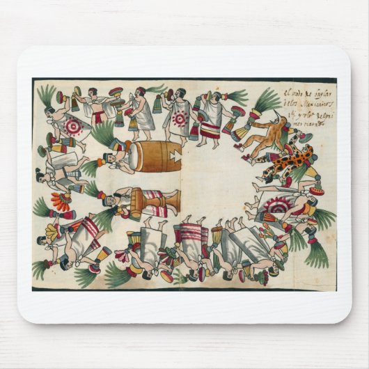De dansstijl van Aztec Noble Dancers Muismat (Voorkant)
