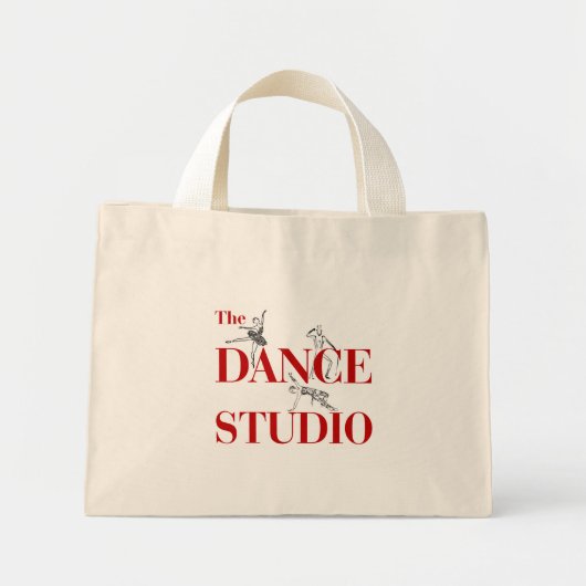 De dansStudio, kleine Canvas tas (Voorkant)