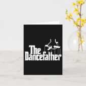 De dansvader Funny Dance Dad Danser Dancing Fat Kaart (Gele Bloem)