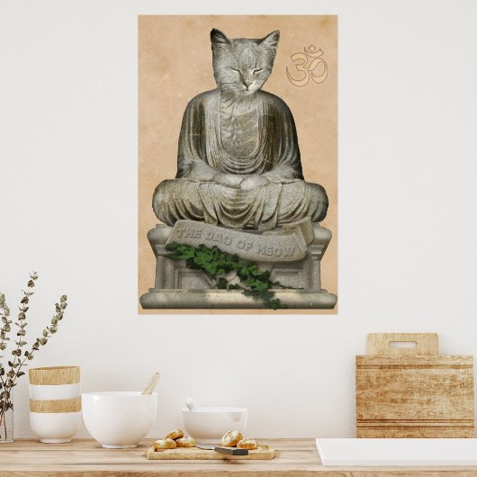 De Dao of Meow 🕉 😽 Poster (Keuken)